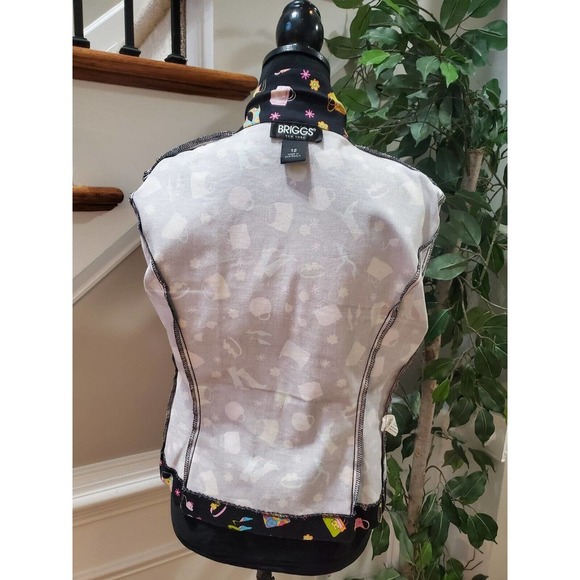 Briggs New York Womens Multicolor Single Breasted 2 Button Blazer Jacket Size 12 - Picture 7 of 12